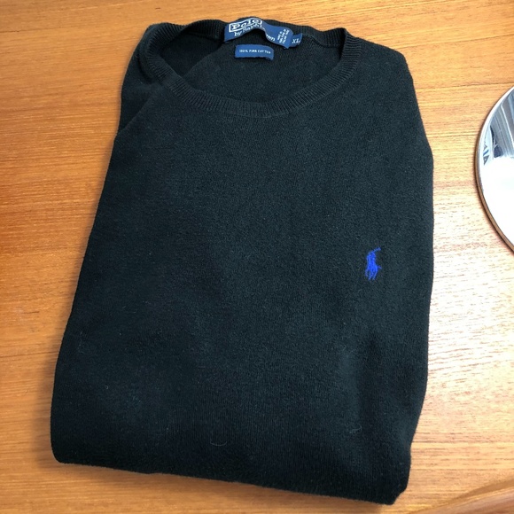 Polo by Ralph Lauren Men's Black Crewneck Sweater - Picture 5 of 6
